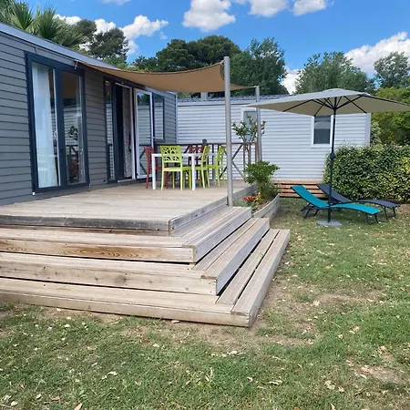 Mobil-home 3ch Climatise 5 500m Campingplatz Vendres