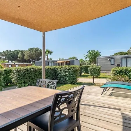Campingplatz Mobil-home 3ch Climatise 5 500m Vendres