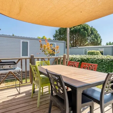 Mobil-home 3ch Climatise 5 500m Kemp Vendres
